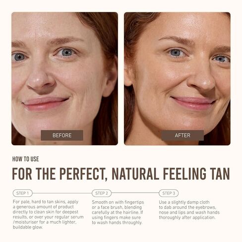 VITA LIBERATA HA Face Self Tan Moisturizer 1.69 fl oz | Hyaluronic Acid & Niacinamide, Nourishing & Ultra Hydrating Self Tanner, Radiant Glow, Customizable Tan, Fades Evenly in Saudi Arabia
