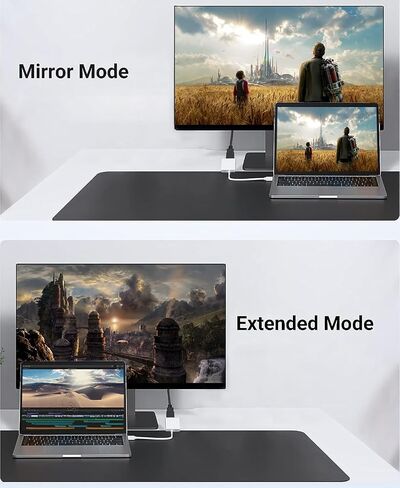 [Apple MFi Certified] USB C to HDMI Adapter for iPhone 17 16 15 to TV | 4K@60Hz Type-C to HDMI Adapter & Type C Fast Charging Port for iPhone 17 16 15 Pro Max, Galaxy S26 to HDTV Projector Monitor in Saudi Arabia