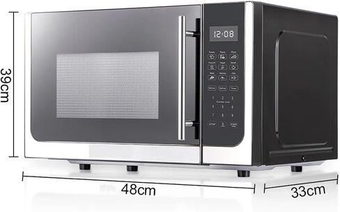 850W Microwave Oven 25L Capacity Easy Clean Intelligent Thawing Kitchen Appliance With Digital Panel in Saudi Arabia
