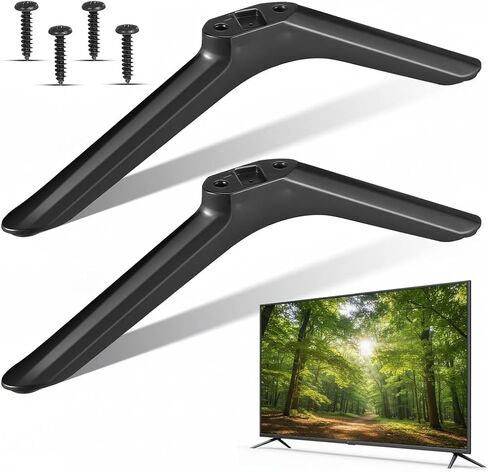 Universal TV Stand Legs with Screws Replacement TV Feet Tabletop Base Stand Legs Television Pedestal Foot Television Bracket Mount Leg for Living Room Bedroom for 32 Inch in Saudi Arabia