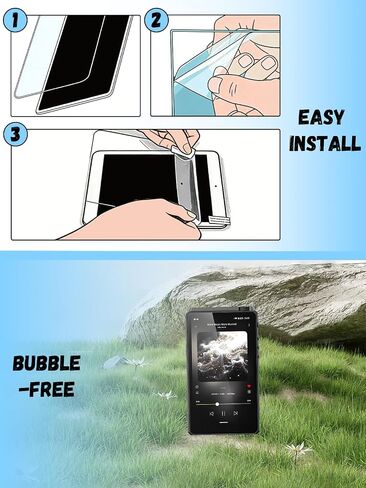 [2 Pack] for HiBy R6III Hydrogel Film Screen Protector. Self-Healing Anti-Scratch Bubble Free Easy Installation. in Saudi Arabia