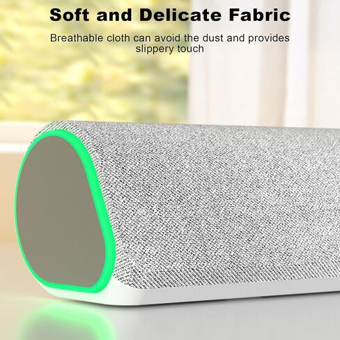 SOULION Bluetooth Computer Speakers for Desktop Monitor PC USB Powered | USB Powered & 3.5mm, Colorful LED Lights, Switch Button Clear & Rich Sound, Breathable Cloth,Surround Soundbar in Saudi Arabia