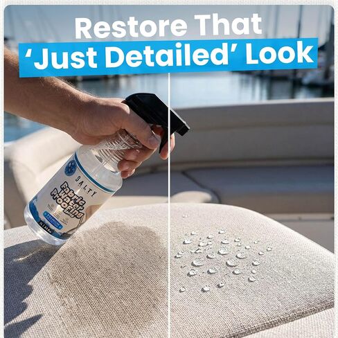 Salty Captain Fabric Waterproofing Spray | 33.8oz | Water Repellent, UV Protection, Breathable Spray for Boats, Tents, Jackets, and Outdoor Gear in Saudi Arabia