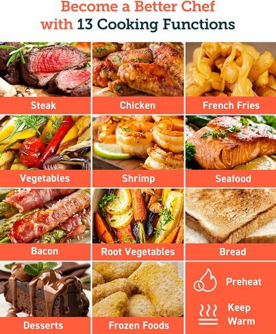 COSORI Pro Gen 2 Air Fryer 5.8QT, Upgraded Version with Stable Performance & Sleek New Look, 13 One Touch Functions, 100 Paper & 1100 Online Recipes, Dishwasher-Safe Detachable Square Basket, Black in Saudi Arabia
