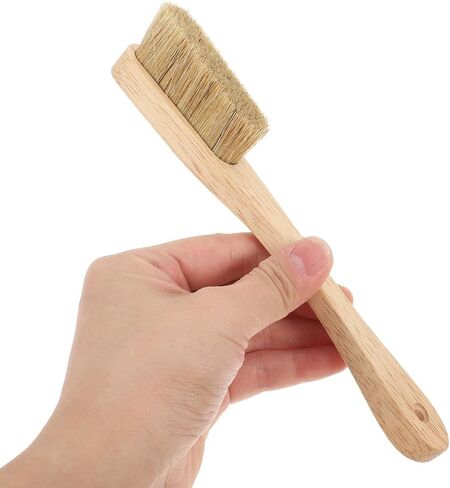Rock Climbing Cleaning Brush with Handle for Bouldering Holds | Wood Handle, Boar Hair Bristles, Soft Head Design, Lightweight Build, Indoor and Outdoor Use for Rocks and Climbing Holds in Saudi Arabia