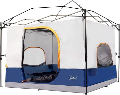 Camping Inner Tent for Pop Up Canopy–Vented Roof(Top & Frame NOT Included) | Converts 10'x10' Straight Leg Canopy into Camping Tent–Fully Vented Roof in Saudi Arabia