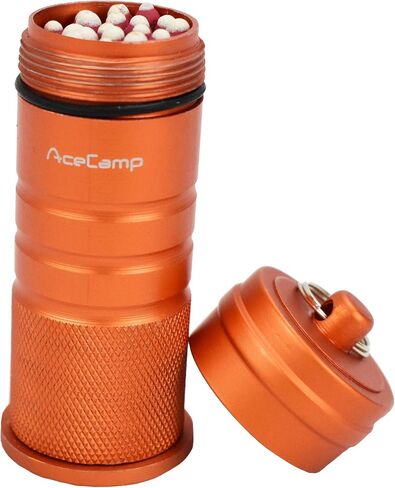 AceCamp Waterproof Matchbox Canister, Airtight Match Container, Watertight Box Keeps Matches Dry for Camping, Survival, Outdoors, Backpacking, Hiking, Campfire, Emergency in Saudi Arabia