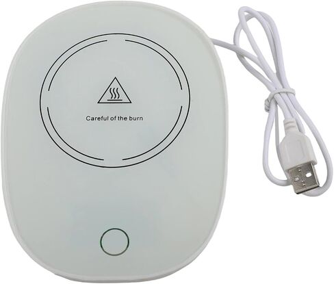 Cup Warmer,Coffee Mug Warmer,USB Thermostatic Heating Plate | USB Heater Cup Warmer For Coffee Tea, 55C Thermostatic Gravity Sensor Auto On Off, Glass Heating Coaster in Saudi Arabia