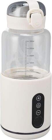 Portable Milk Warmer Cordless USB Rechargeable 300ML Large in Saudi Arabia