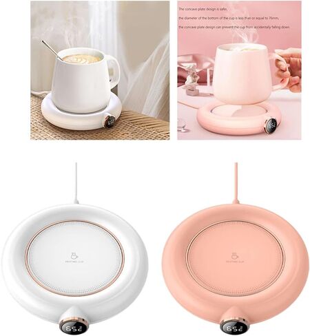 Coffee Heater Coaster Pad USB Electric with 8h Timer Suitable for Desk Home Dorm in Kuwait