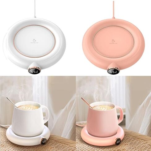 Coffee Heater Coaster Pad USB Electric with 8h Timer Suitable for Desk Home Dorm in Kuwait