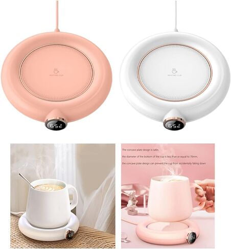 Coffee Heater Coaster Pad USB Electric with 8h Timer Suitable for Desk Home Dorm in Kuwait