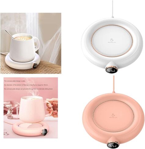 Coffee Heater Coaster Pad USB Electric with 8h Timer Suitable for Desk Home Dorm in Kuwait