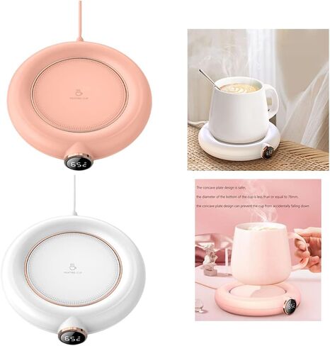 Coffee Heater Coaster Pad USB Electric with 8h Timer Suitable for Desk Home Dorm in Kuwait
