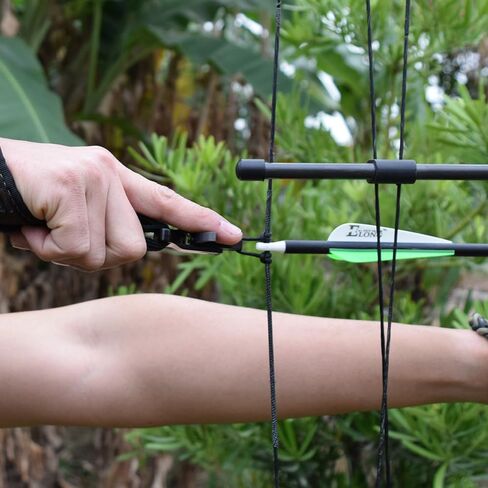Compound Bow Release Adjustable Archery Camo Wrist Strap Trigger Caliper Left Right Hand Youth Archer Target Practice (Pack of 1) in Saudi Arabia