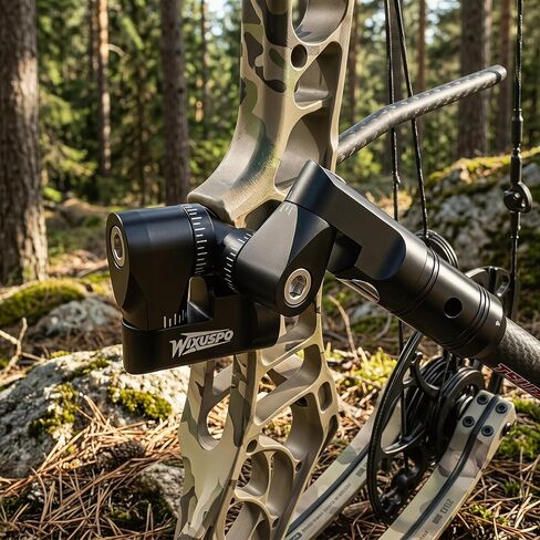 Compound Bow Single Side V-Bar Archery Stabilizers Mount | Graduated angle adjustable dial, CNC aluminum, quick disconnect, single side V-bar for archery bow balance in Saudi Arabia
