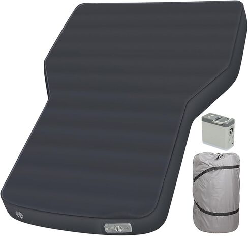 Hybrid Air Foam SUV Mattress with Built-in Pump, Fits Tesla Model Y Juniper | 4-inch Memory Foam Core, 80w 5.5KPa Built-in Rechargeable Air Pump, TPU Air-tight Layer, 75D Wear-resistant Bottom Fabric in Saudi Arabia