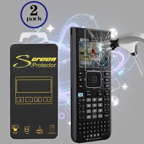 2 Pack Tempered Glass Screen Protector for Texas Instruments TI-Nspire CX Graphing Calculator in Saudi Arabia