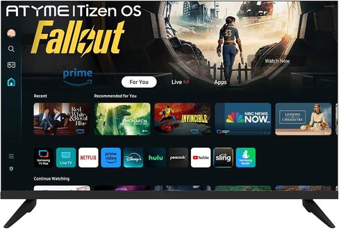 ATYME 32-inch 720p HD LED Smart TV Powered by Tizen Os,WiFi Television, HDR 10, HDMI, Bluetooth, Flat Screen Television, 1*USB 3* HDMI 1*VGA ARC Dual Channel 8W in Saudi Arabia