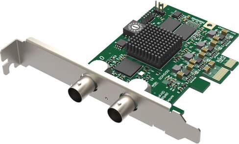 Magewell Pro Capture SDI 11050 – Single-Channel SDI PCIe Capture Card with Loop-Through for Professional HD Video Ingest for Live Streaming, Recording & Production in Saudi Arabia