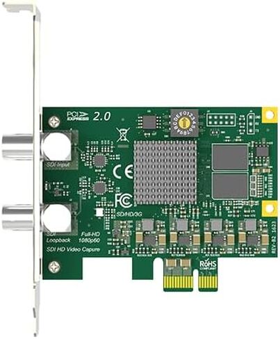 Magewell Pro Capture SDI 11050 – Single-Channel SDI PCIe Capture Card with Loop-Through for Professional HD Video Ingest for Live Streaming, Recording & Production in Saudi Arabia