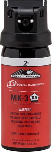 Defense Technology First Defense OC Stream MK-3 .2% Solution White Band Pepper Spray (1.47-Ounce) in Saudi Arabia