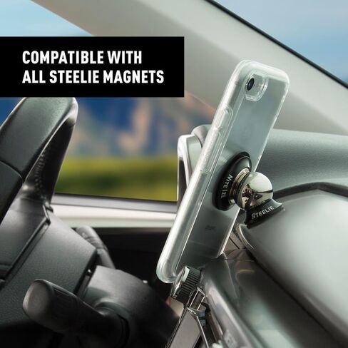 Nite Ize Steelie Dash Mount - Additional Car Mount Dash Ball for Steelie Magnetic Phone Mounting System - Cell Phone Accessories for Dashboard Mount Set in Saudi Arabia