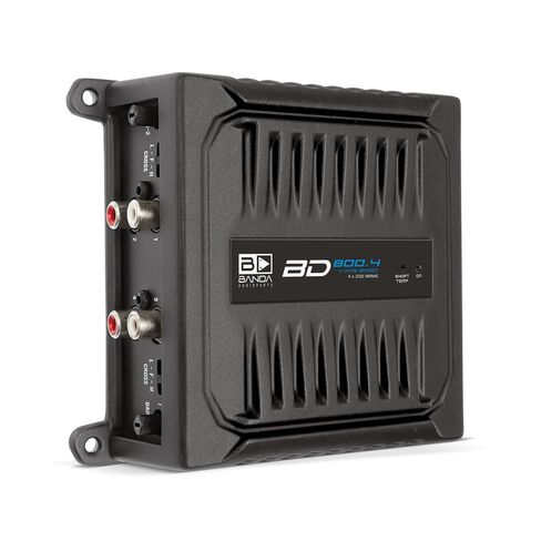 Banda Audiopart BD-800.4, Full Range 4 Channel Car Audio Amplifier - 800W RMS at 2 Ohm, Multi-Speaker Systems, Compact Design for Door Speakers in Saudi Arabia