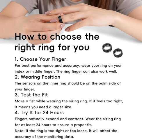 Ring Sizing Kit - Size First Before You Buy - Choose from 9 Sizes - Sizes 6 to 14 - Find The Perfect Smart Ring Size - Only Compatible Smart Ring (Sizing Kit, 6-14) in Saudi Arabia