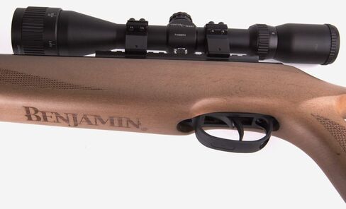 بنيامين Airguns Trail XL Magnum .22-Caliber NP Break Barrel بندقية صيد هوائية ونطاق، خشب | يوفر Magnum Break-Barrel قوة ثقيلة - مخزون بندقية من الخشب الصلب الثقيل الجميل - برميل طويل يجعل عملية التصويب سهلة in Kuwait