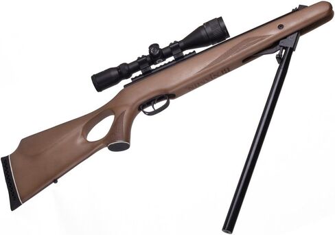 بنيامين Airguns Trail XL Magnum .22-Caliber NP Break Barrel بندقية صيد هوائية ونطاق، خشب | يوفر Magnum Break-Barrel قوة ثقيلة - مخزون بندقية من الخشب الصلب الثقيل الجميل - برميل طويل يجعل عملية التصويب سهلة in Kuwait