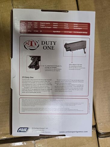 ASG STI Duty One Black .177 Caliber Steel BB Gun Air Pistol in Saudi Arabia