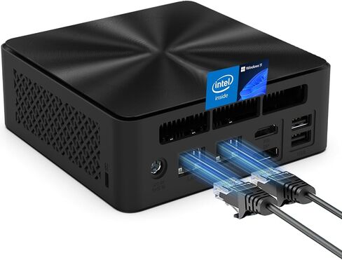 Barebone Mini PC, AMD Ryzen 5 3500U (up to 3.7GHz), Without RAM/SSD/OS | Desktop Computer for Home Office Business Students, Triple 4K Display via USB-C, HDMI, DP, 3X USB 3.2, WiFi, BT in Kuwait