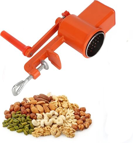 Hand Crank Nut Grinder, Wheat Grinder Aluminum Alloy Milling Machine with Stable Table Clamp for Corn, Coffee, Beans, Nuts in Saudi Arabia