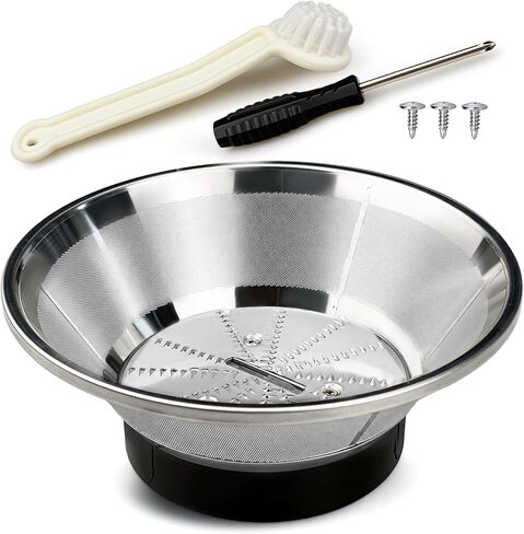 BR-1 Mesh Filter Basket for Breville Model JE95XL, JE98XL, BJE200XL Juicers | SP0010662 Blender Filte Basket Assembly - Ready to Use Mesh Bowl, Equipped with Screws, Screwdrivers and Cleaning Brushes in Saudi Arabia