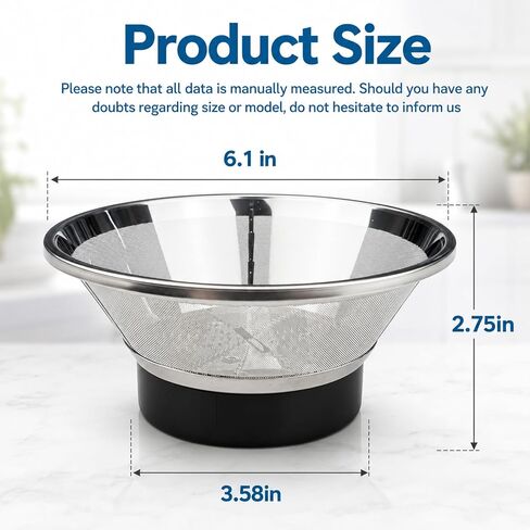 BR-1 Mesh Filter Basket for Breville Model JE95XL, JE98XL, BJE200XL Juicers | SP0010662 Blender Filte Basket Assembly - Ready to Use Mesh Bowl, Equipped with Screws, Screwdrivers and Cleaning Brushes in Saudi Arabia