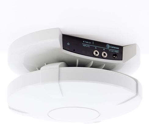 Cetacea Astronaut CL Powered Ceiling Speakers - Simple Bracket Install, Upgrade Projector with Speaker, High Fidelity Clarity, Ideal Speaker for Projector in K-12 Classrooms & Offices, 40 Watts, White in Saudi Arabia