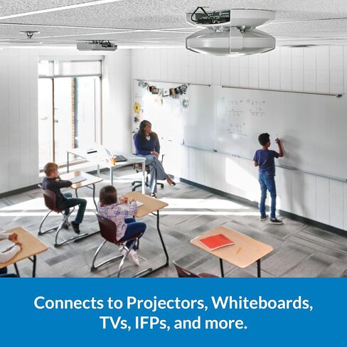 Cetacea Astronaut CL Powered Ceiling Speakers - Simple Bracket Install, Upgrade Projector with Speaker, High Fidelity Clarity, Ideal Speaker for Projector in K-12 Classrooms & Offices, 40 Watts, White in Saudi Arabia