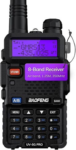 BAOFENG UV-5G PRO GMRS Handheld Radio, Long Range Repeater Capable, 1 Pack in Kuwait