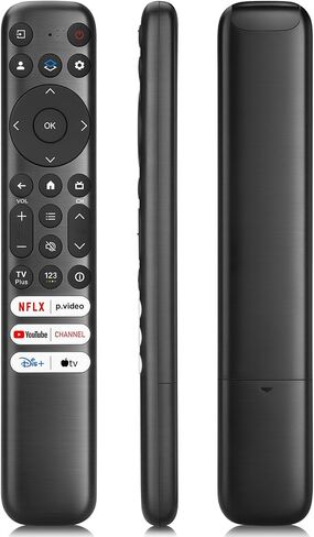 Replacement Only for TCL Google TV Remote Control,RC813 Compatible with TCL QM8/QM7/S5/S4/S3/Q7/Q6/Q5 4K UHD HDR LED QLED QD-Mini LED Full-HD Smart TVs in Saudi Arabia