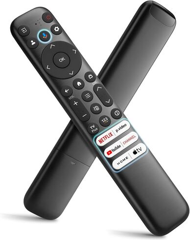 Replacement Only for TCL Google TV Remote Control,RC813 Compatible with TCL QM8/QM7/S5/S4/S3/Q7/Q6/Q5 4K UHD HDR LED QLED QD-Mini LED Full-HD Smart TVs in Saudi Arabia