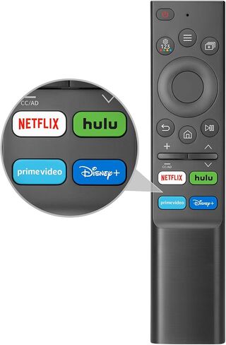 Replacement Only for TCL Google TV Remote Control,RC813 Compatible with TCL QM8/QM7/S5/S4/S3/Q7/Q6/Q5 4K UHD HDR LED QLED QD-Mini LED Full-HD Smart TVs in Saudi Arabia