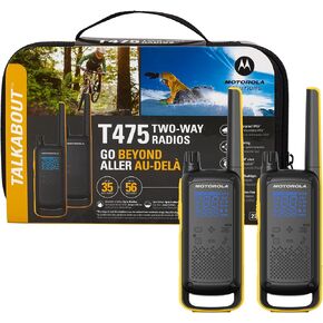 Motorola Solutions Talkabout T475 Extreme Two-Way Radio Black W/Yellow Rechargeable Two Pack in Saudi Arabia