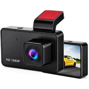 3-inch 1080p High-Definition Dash cam for Cars with Super Night Vision, 170° Large Wide-Angle, 24 Hour Recording, G-Sensor Parking Monitoring Loop Video Motion Detection in Saudi Arabia