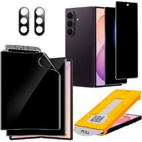 Ferilinso 3 Pack Privacy Screen Protector for Samsung Galaxy S24 Ultra | 9H+ Tempered Glass, Military-Grade Shatterproof, HD, Case Friendly, Easy Installation Bubble Free, with Camera Lens Protector in Saudi Arabia