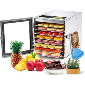 Food-Dehydrator Machine 8 Trays 500W Stainless Meat Dehydrator for Beef Jerky in Saudi Arabia