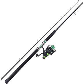 Sougayilang Catfish & Inshore Spinning Combo – 30LB Drag, 4.7:1, 13+1 Bearings, 2-Piece Medium Heavy Rod for Catfish, Striper, Redfish, Carp – Bottom Fishing in Kuwait