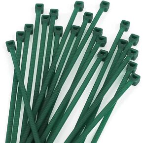 KINGLAKE GARDEN Green Zip Ties 6 Inch Plastic Wire Ties 100PCS Heavy Duty | 3MM Green Cable Ties Nylon Cable Ties Decoration Tie Wraps Premium Plastic Wire Ties for Indoor and Outdoor in Kuwait