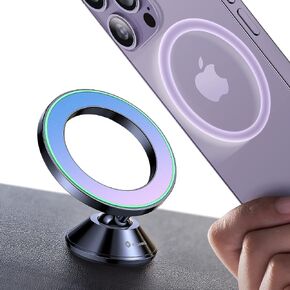 VICSEED Ultra Mini for MagSafe Car Mount Magnetic Phone Holder for Dash | All Metal, High & Low Temp Resistance, Strong Magnets, 360° Rotation Adjustable, for iPhone 17 Pro Max 16 15 14 13, Dashboard in Saudi Arabia