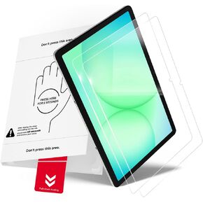 واقي شاشة من قطعتين لجهاز iPad A16 الجيل 11/10 11/10.9 بوصة | 2025/2022، زجاج مقسى بدرجة صلابة 9H، شفاف عالي الدقة، بدون فقاعات، صندوق سحب خالي من الغبار، AlignGuard Pro، سهل التركيب in Kuwait